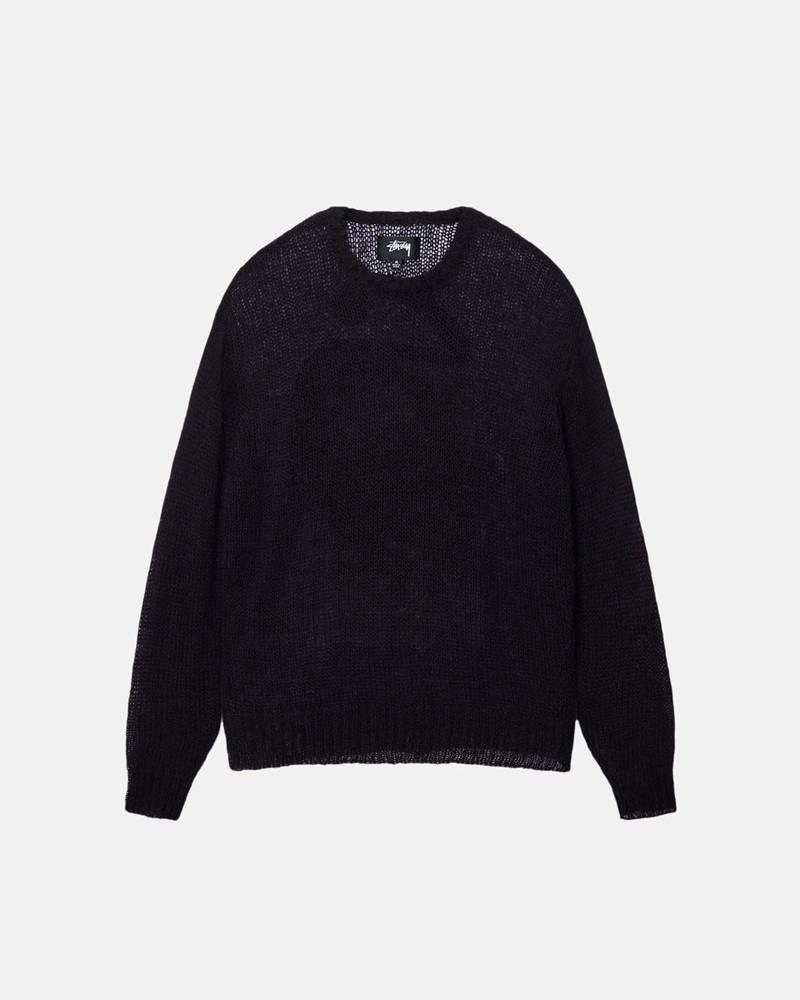 Knitted Stussy S LOOSE KNIT Pretas | 81697-APEF