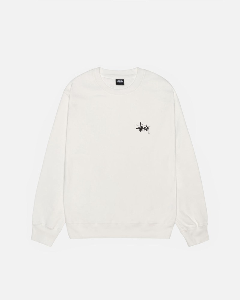 Moletom Stussy BASIC CREW PIGMENT DYED Bege | 92580-WOJN