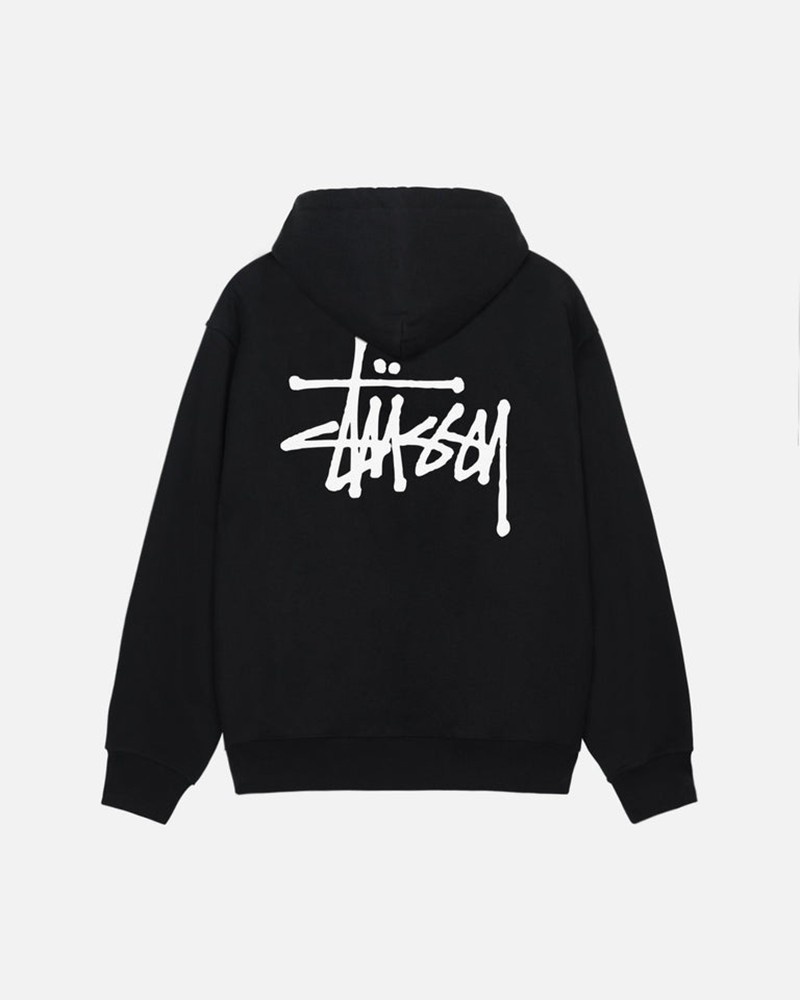 Moletom Stussy BASIC HOODIE Pretas | 57398-EYFW