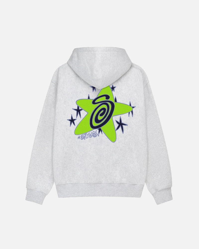 Moletom Stussy GALAXY HOODIE Cinzentas | 25069-ANUJ