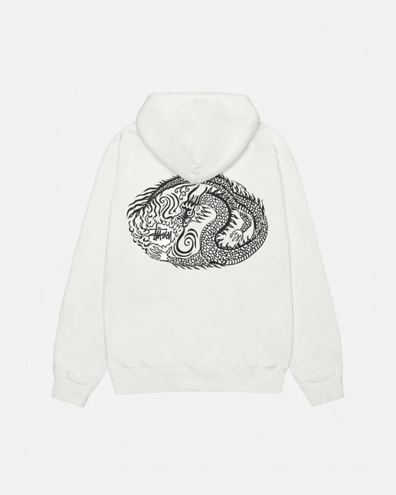 Moletom Stussy MOSAIC DRAGON HOODIE PIGMENT DYED Bege | 76183-IOJK