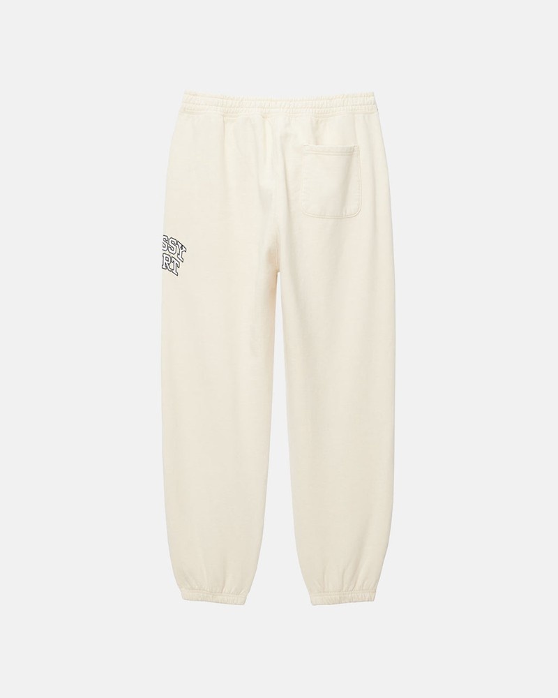 Moletom Stussy SPORT SWEATPANT Branco | 47916-LDPE