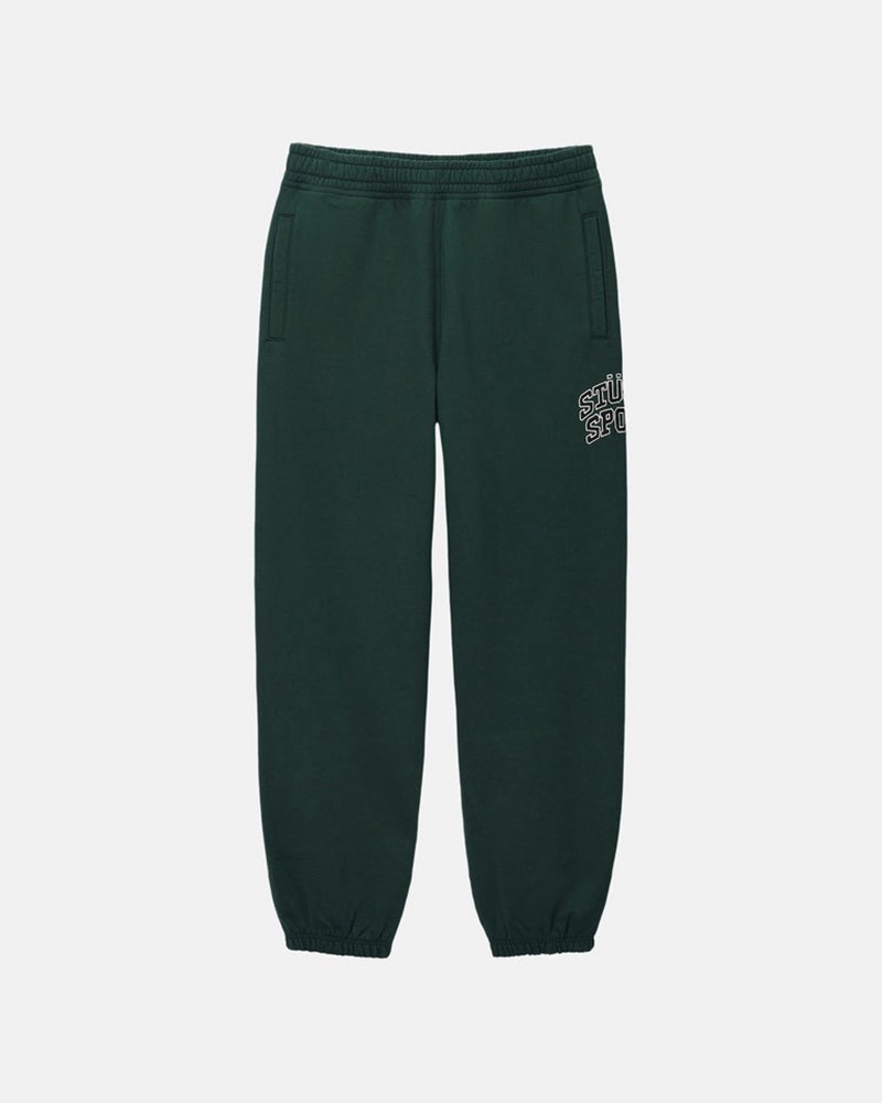 Moletom Stussy SPORT SWEATPANT Verdes Escuro | 50372-ERVD