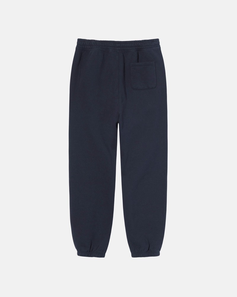 Moletom Stussy STOCK LOGO SWEATPANT Azul Marinho | 36897-MOIP