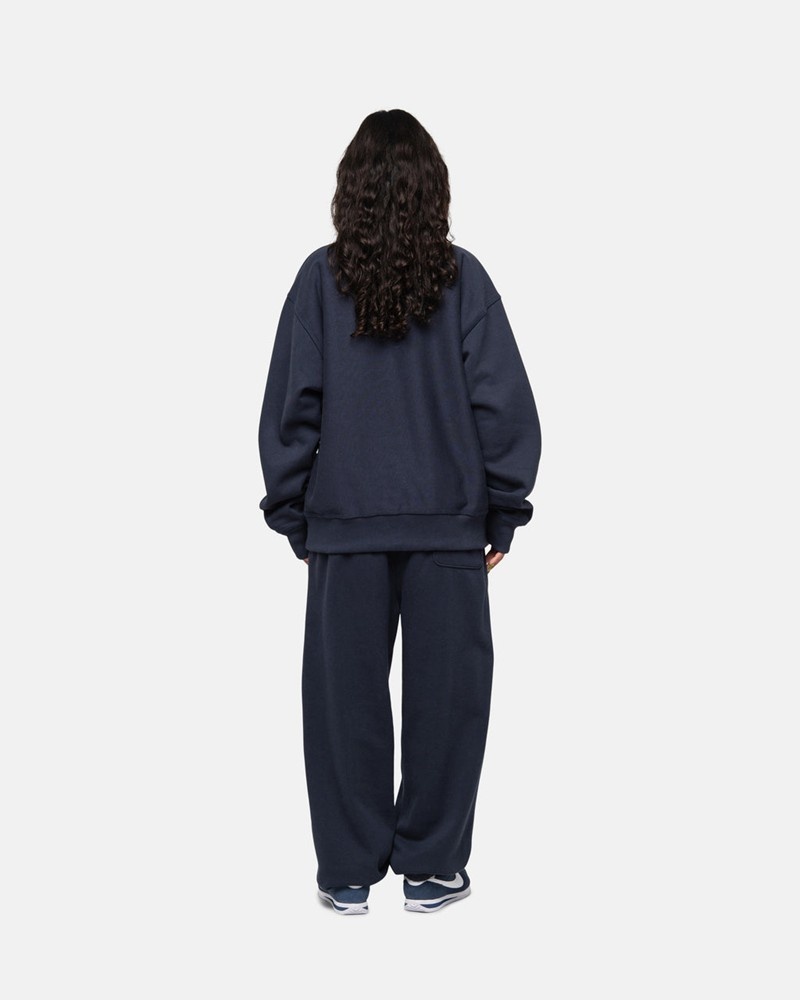 Moletom Stussy STOCK LOGO SWEATPANT Azul Marinho | 36897-MOIP