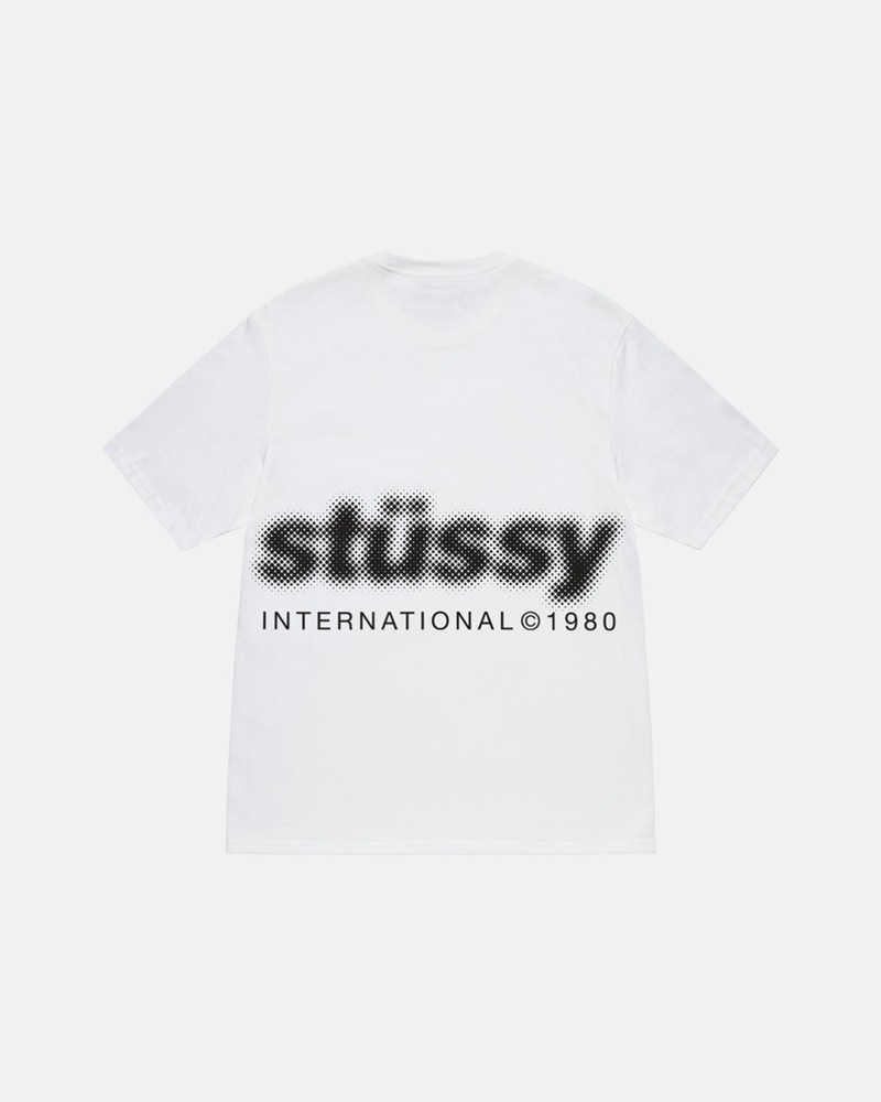 Tops Stussy BLUR Branco | 04281-QSWY