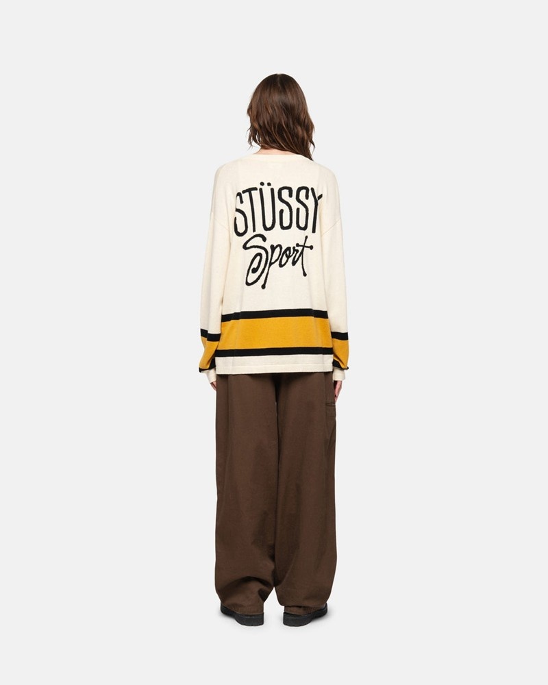 Tops Stussy HOCKEY Bege | 54287-GWPA