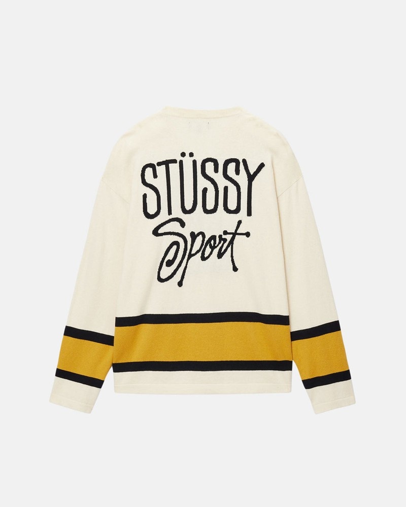 Tops Stussy HOCKEY Bege | 54287-GWPA