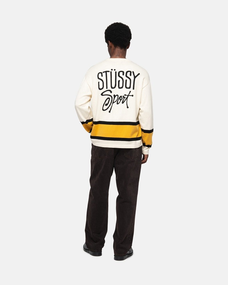 Tops Stussy HOCKEY Bege | 54287-GWPA