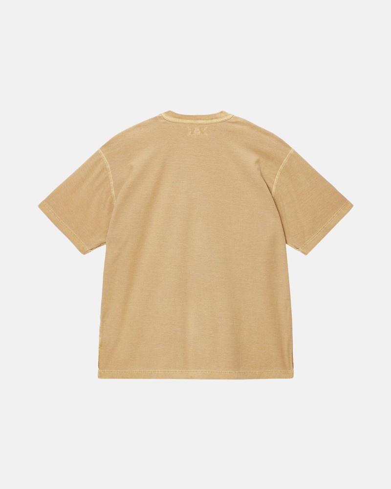 Tops Stussy LAZY Douradas | 18739-GFVW