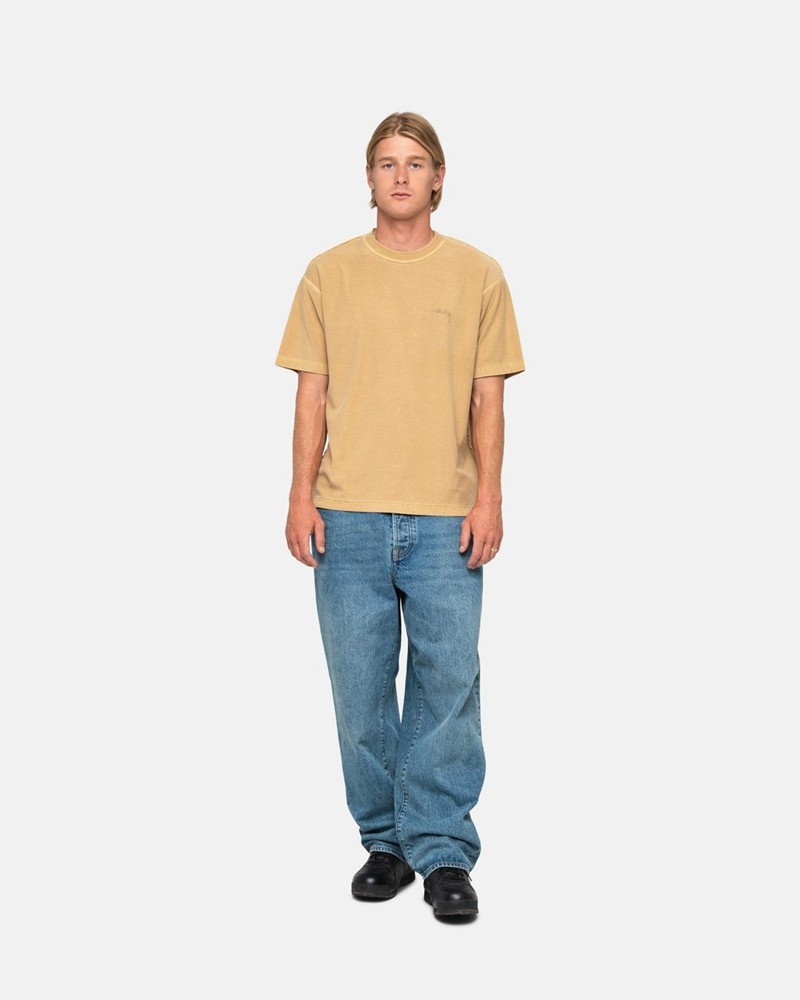 Tops Stussy LAZY Douradas | 18739-GFVW