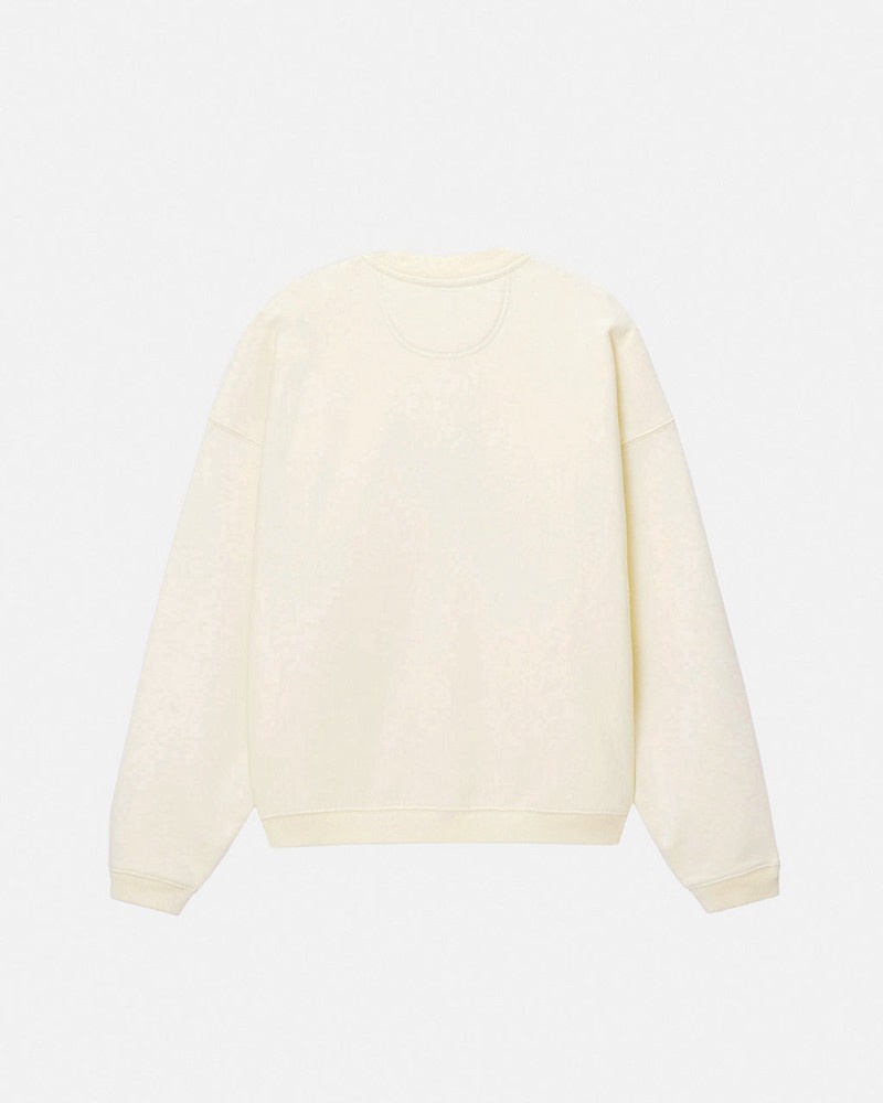 Tops Stussy SPORT RELAXED OVERSIZED CREW Branco | 06178-OBFD