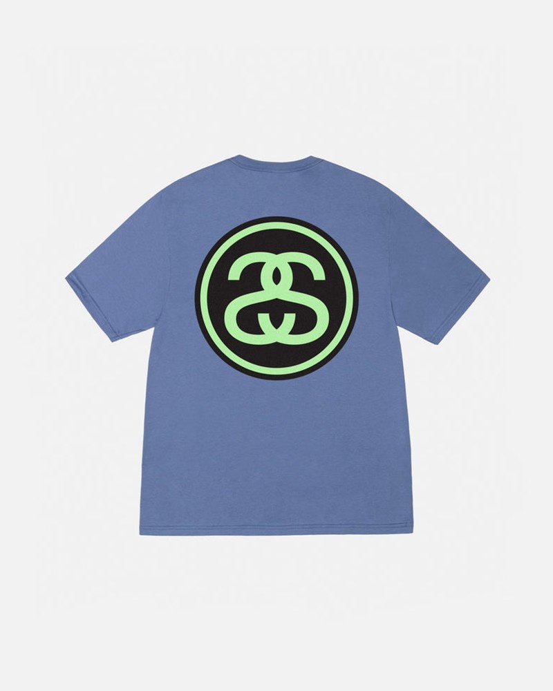 Tops Stussy SS-LINK Azuis | 54820-KMXZ